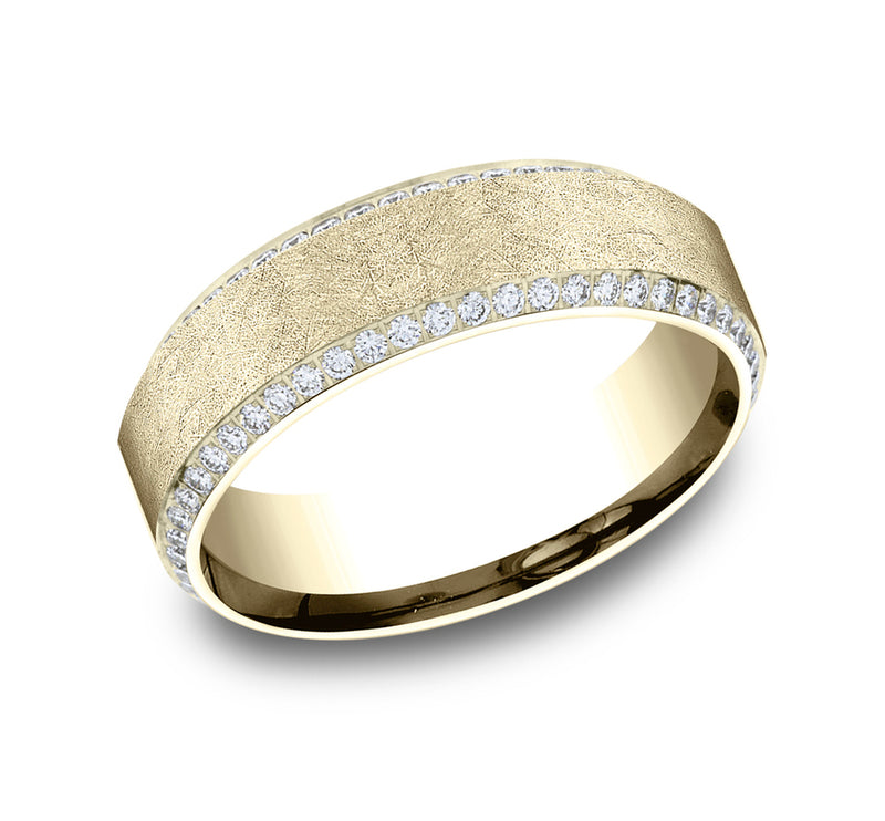 Swirl Double Eternity Diamond Band