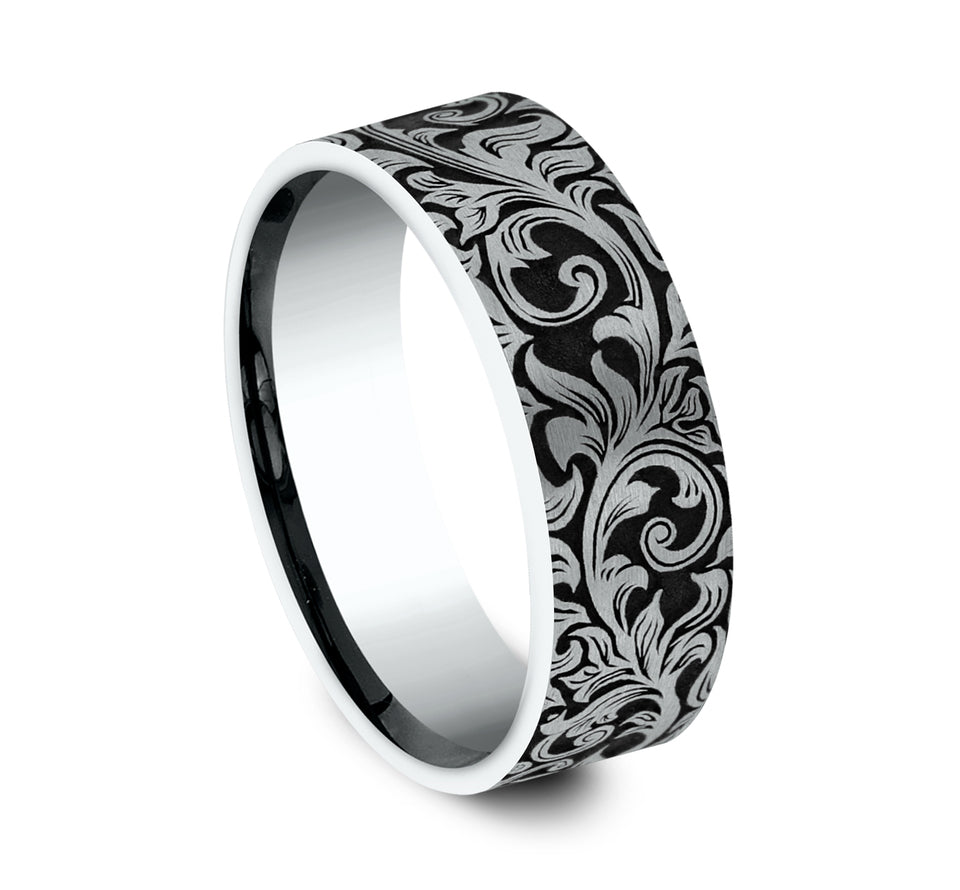 Flat Vintage Script Plus Band