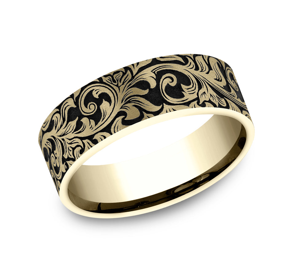 Flat Vintage Script Plus Band