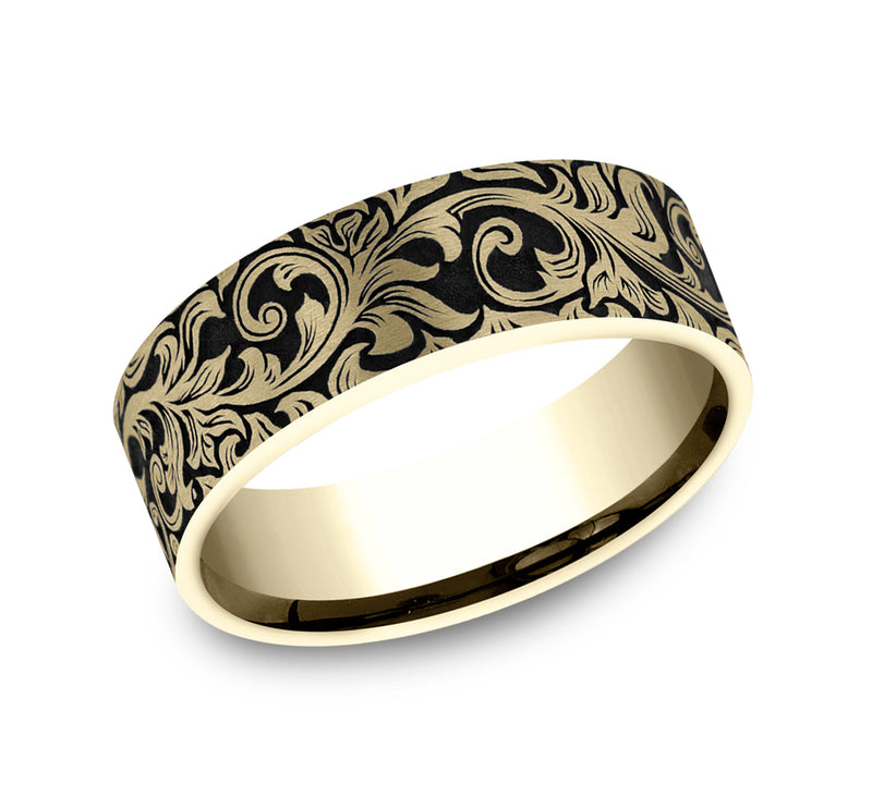 Flat Vintage Script Plus Band