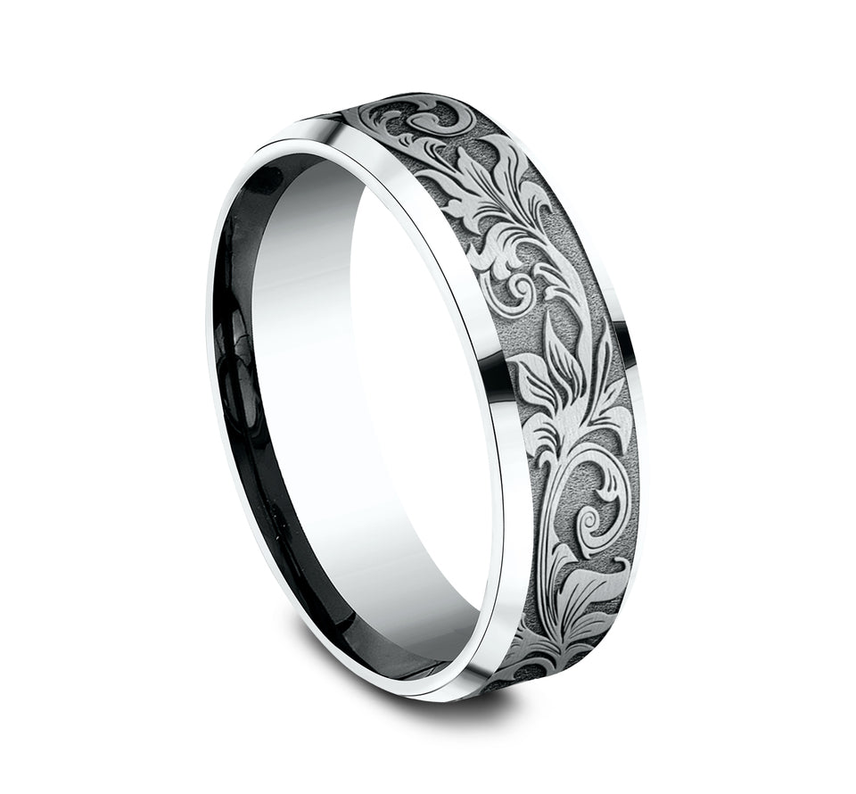 Bevel Vintage Script Band