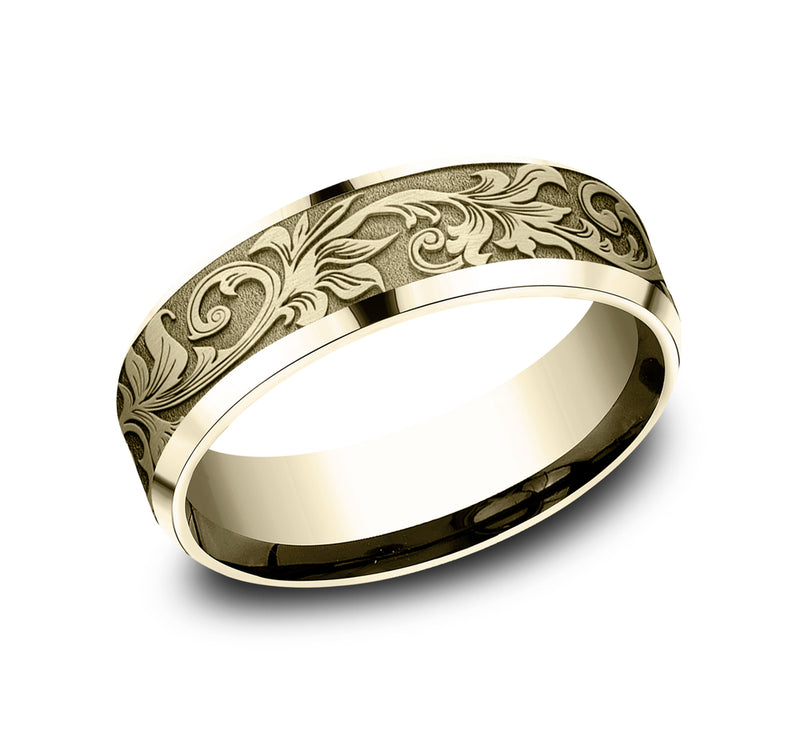 Bevel Vintage Script Band