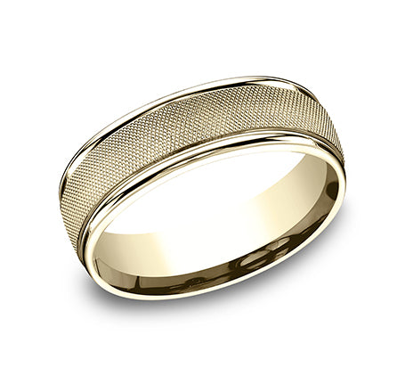 Round Edge Band with Florentine Center