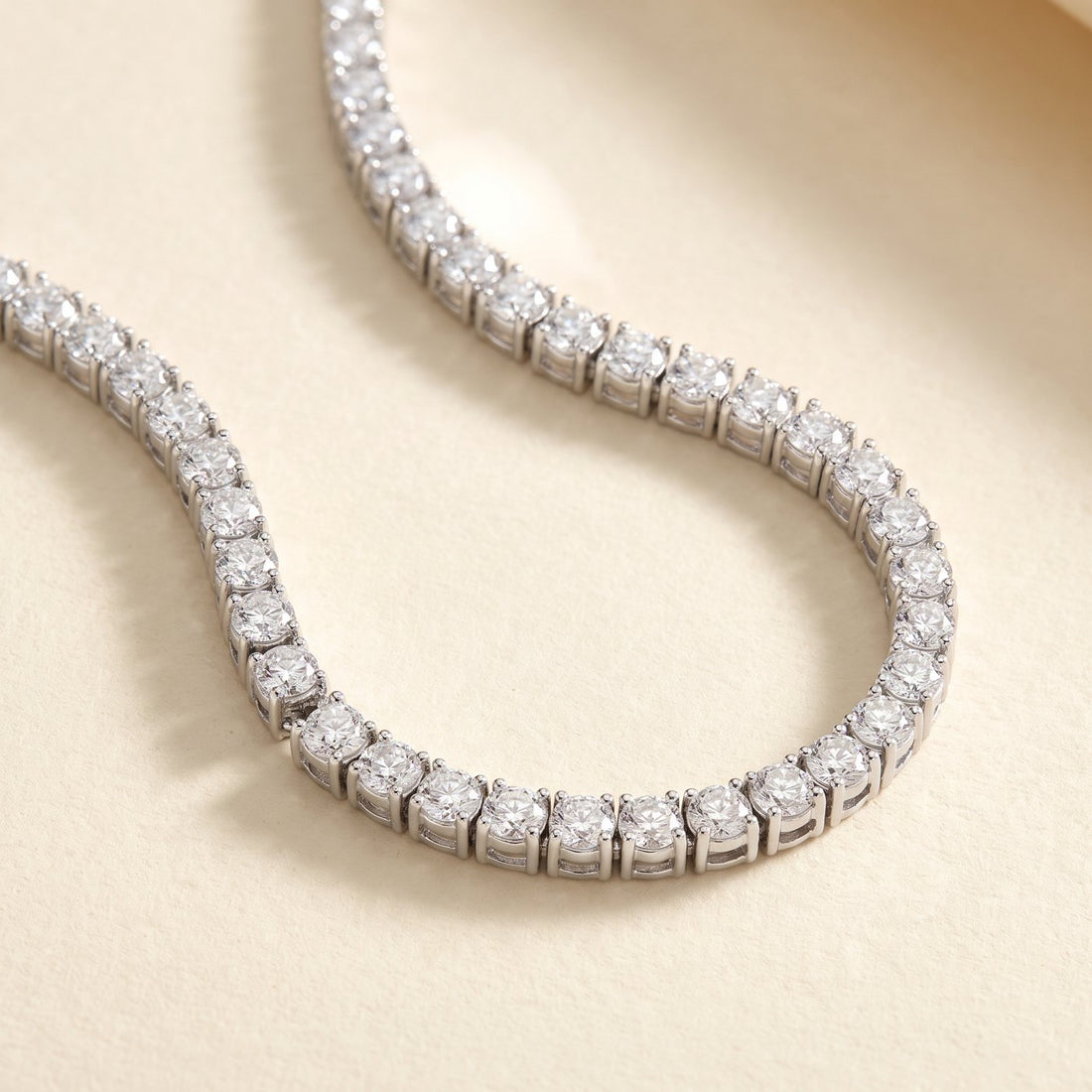 Diamond Tennis Necklace, Made to Order