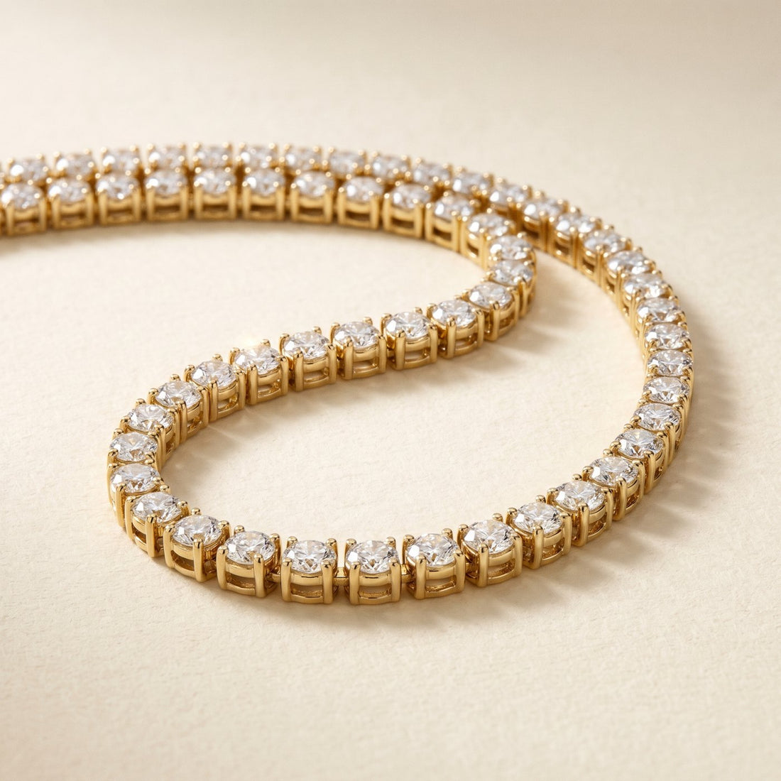Diamond Tennis Necklace, Made to Order
