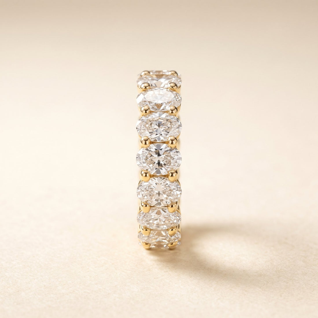 Oval Lab Grown Diamond Eternity Band